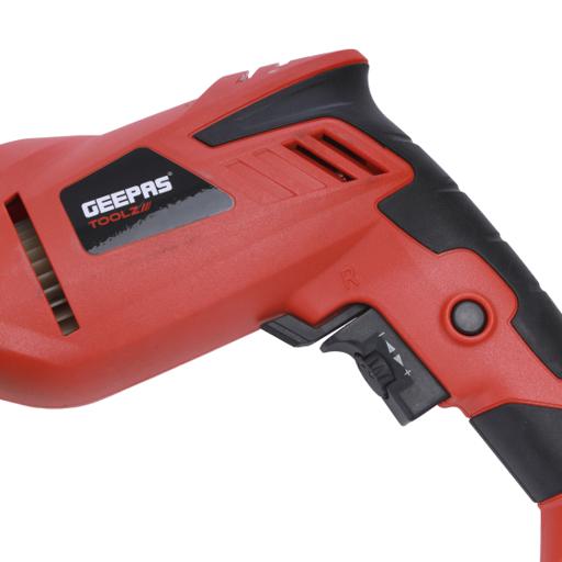 display image 3 for product Geepas 13Mm Percussion Drill 750W- Selector For Masonry, Brick, Metal, Wood & More