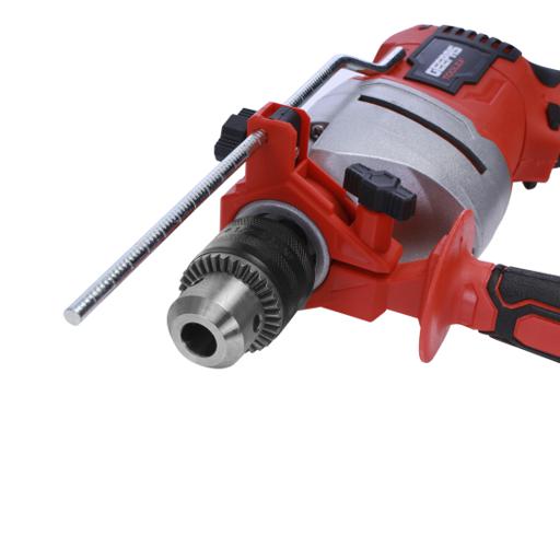 display image 7 for product Geepas GPD0900 13mm Percussion Drill - 900W, Drill Masonry, Brick, Metal, Wood & More |13mm Chuck Capacity| Lock-On Switch, Depth Gauge with Impact Function