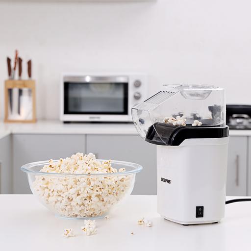 display image 1 for product Popcorn Maker, 1200W Electric Popcorn Maker, GPM840 | On/Off Switch | Oil-Free Popcorn Popper | Makes Hot, Fresh, Healthy and Fat-Free Theatre Style Popcorn Anytime