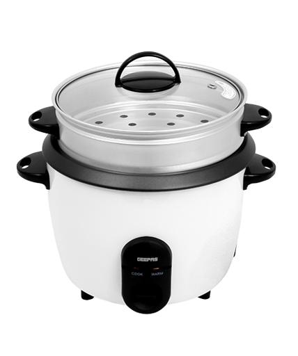 display image 9 for product Geepas GRC35011 1.5L  Automatic Rice Cooker 500W - Steam Vent Lid & Simple One Touch Operation |Make Rice, Steam Healthy Food & Vegetables | 2 Year Warranty
