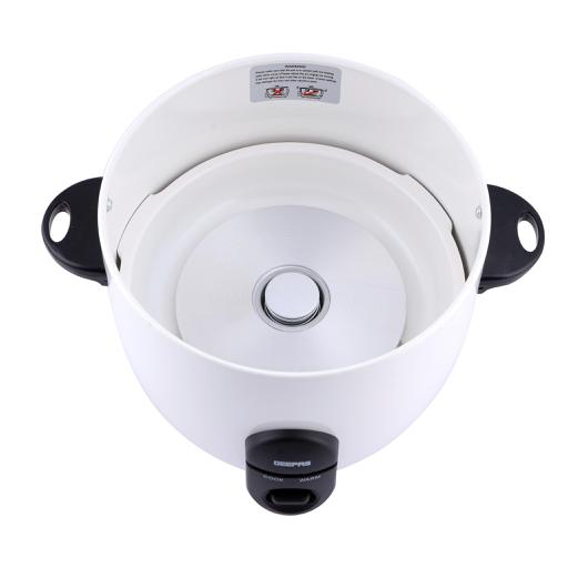 display image 6 for product Geepas GRC35011 1.5L  Automatic Rice Cooker 500W - Steam Vent Lid & Simple One Touch Operation |Make Rice, Steam Healthy Food & Vegetables | 2 Year Warranty