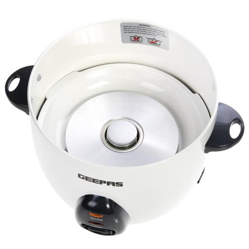 display image 9 for product Geepas GRC4325 1L Electric Rice Cooker  -Cook/Warm/Steam, High-Temperature Protection - Make Rice & Steam Healthy Food & Vegetables | 2 Year Warranty