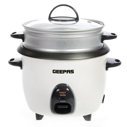 display image 6 for product Geepas GRC4325 1L Electric Rice Cooker  -Cook/Warm/Steam, High-Temperature Protection - Make Rice & Steam Healthy Food & Vegetables | 2 Year Warranty