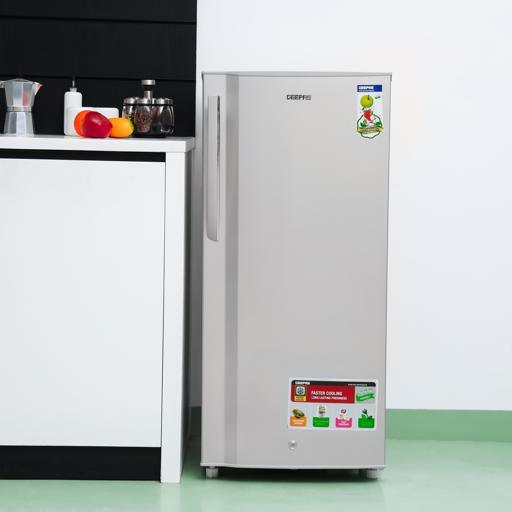 display image 1 for product Geepas 200L Single Door Refrigerator - Free Standing Durable Double Door Refrigerator, Quick Cool