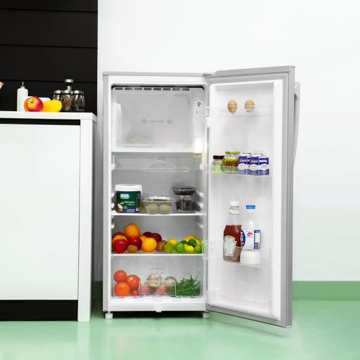 display image 2 for product Geepas 200L Single Door Refrigerator - Free Standing Durable Double Door Refrigerator, Quick Cool