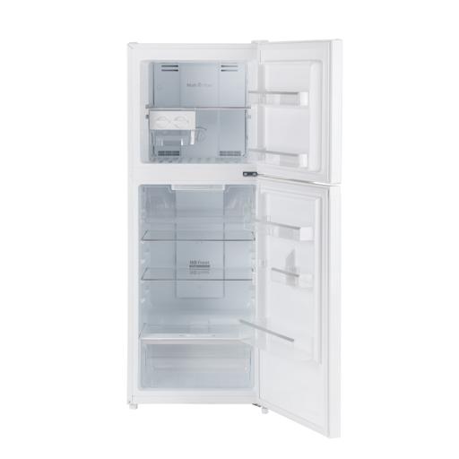 display image 3 for product Geepas Double Door Total No-Frost Refrigerator- GRF2708WPN/ 270 L, Quick Cooling, Equipped with Glass Shelves, Chrome Bottle Holder, Transparent Door Basket and Chiller Shelf/ White, 1-Year Warranty