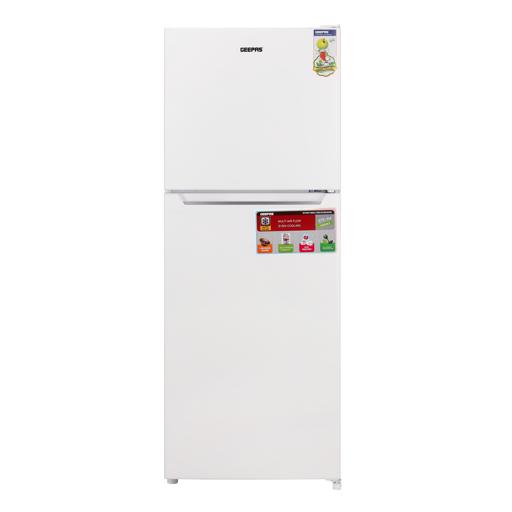 Double Door Refrigerator - 270L | Free Standing Durable Double Door Refrigerator, Quick Cooling -Geepas  hero image