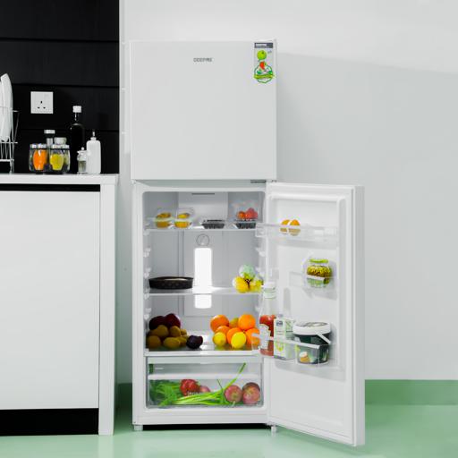 display image 14 for product Double Door Refrigerator - 270L | Free Standing Durable Double Door Refrigerator, Quick Cooling -Geepas 