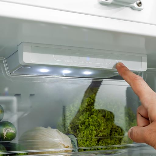 display image 4 for product Geepas GRF3207SSXXN 320L Double Door Refrigerator - Free Standing Durable Double Door Refrigerator, Recessed Handle, Quick Cooling, Low Noise, Low Energy Consumption, Defrost Refrigerator | 1 Year Warranty
