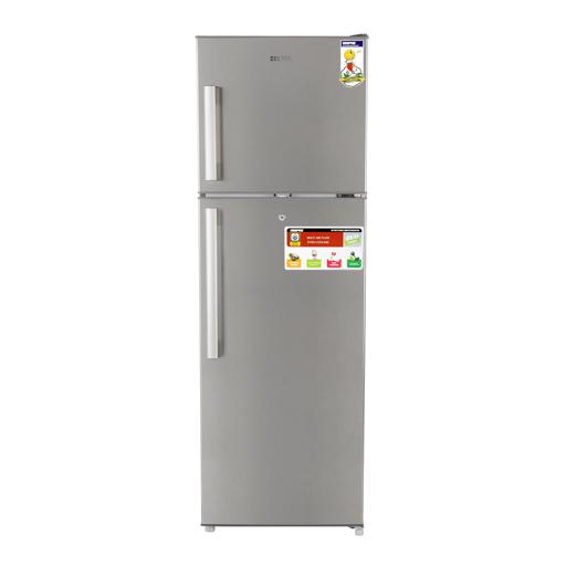 Geepas GRF3207SSXXN 320L Double Door Refrigerator - Free Standing Durable Double Door Refrigerator, Recessed Handle, Quick Cooling, Low Noise, Low Energy Consumption, Defrost Refrigerator | 1 Year Warranty hero image