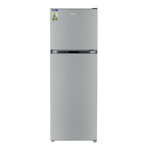 Geepas GRF4120SSXN 410L Double Door No frost Refrigerator -  Double Temperature Setting Feature, Quick Cooling & Long-lasting Freshness, Low Noise, Low Energy Consumption, Defrost Refrigerator | 1 Year Warranty hero image