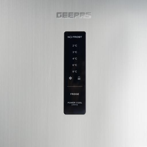 display image 11 for product Geepas 500L Double Door Refrigerator - Digital Temperature Control Quick Cooling & Long-Lasting