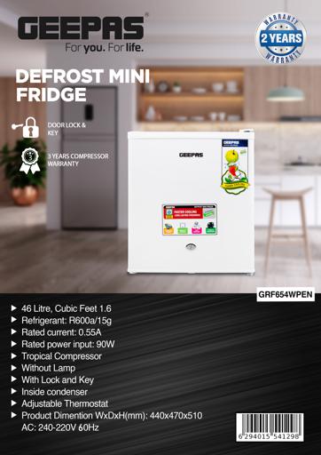 60L Mini Refrigerator with Faster Cooling