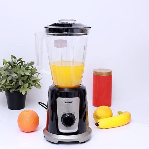 display image 3 for product Geepas 500W 2In1 Multi-Functional Blender - Stainless Steel Blades, 2 Speed Control With Pulse