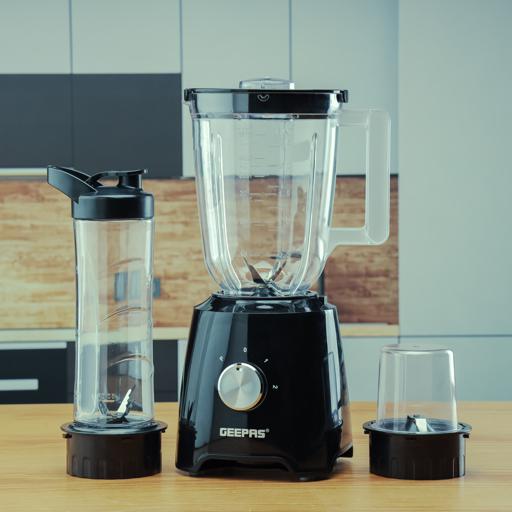 display image 7 for product 3-in-1 Blender with 2 Speed and Pulse Function, GSB44033N | 1.5L & 500ml BPA Jar | Blender for Smoothie, Milkshake | Coffee/ Spice Grinder Mill & Food Jug Blender