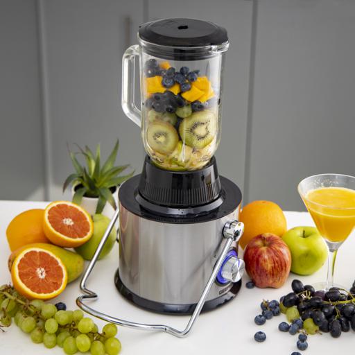 display image 3 for product 4-in-1 Juicer Blender, 75mm Wide Feeding Chute, GSB44049 | 2.2L Pomace Container | 2 Speed with Pulse Function | 1L Glass Blender & Juice Jug | Safety Interlock | 800W Motor