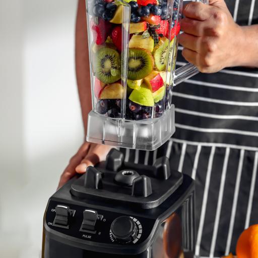 Countertop Blender, 750W Blender Smoothie with 2 Adjustable Speeds,  Smoothie Blender Maker with 1.5L Glass Jug, 6 Sharp Stainless Steel Blades  for