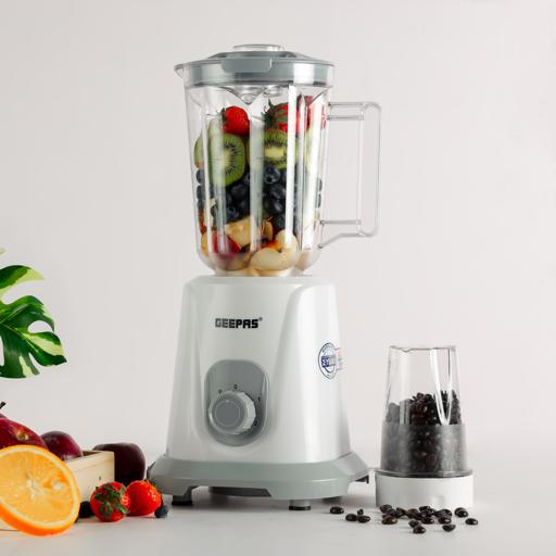 display image 1 for product Geepas 2 In 1 Plastic Jar Blender - 550W