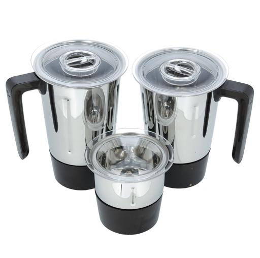 display image 11 for product 3-in-1 Mixer Grinder, 750W Powerful Grinder, GSB44086 | Stainless Steel Jars & Blades | 3 Speed, Safety Twist Lock | Perfect for Dry & Wet Fine Grinding
