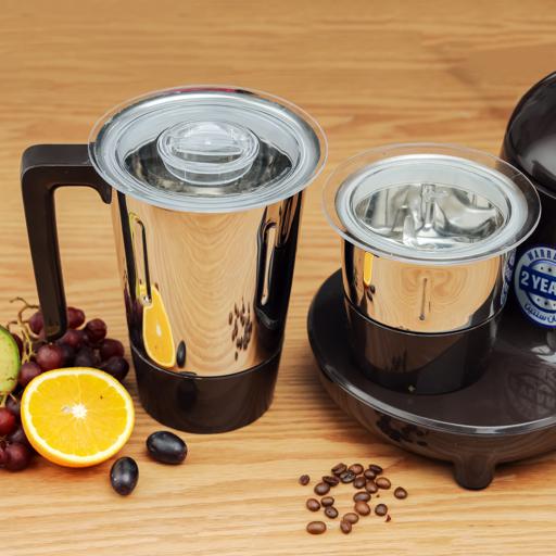 display image 9 for product 3-in-1 Mixer Grinder, 750W Powerful Grinder, GSB44086 | Stainless Steel Jars & Blades | 3 Speed, Safety Twist Lock | Perfect for Dry & Wet Fine Grinding