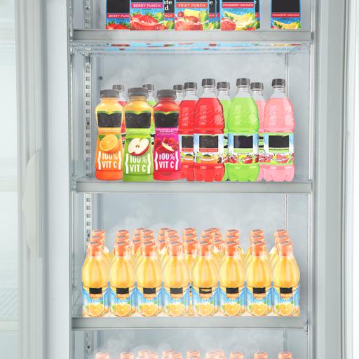 display image 2 for product Geepas Side By Side Showcase Chiller - 1200 Litre