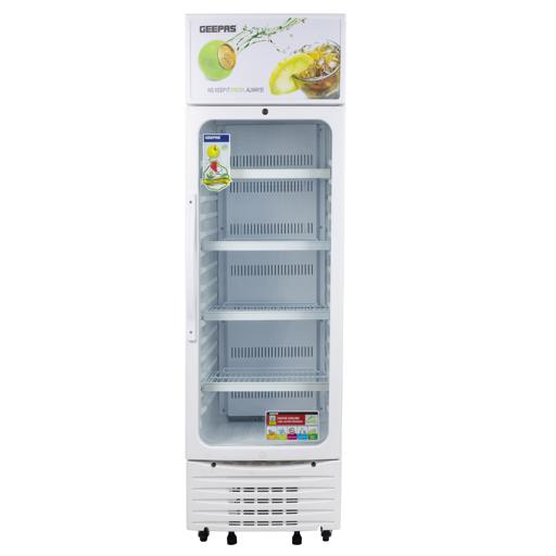 display image 10 for product Geepas GSC6549 380L Upright Showcase Fridge - Adjustable Thermostat, Bottle Cooler |Ideal for Beer, Wine & Drinks Fridge | Low Energy Compressor Fan