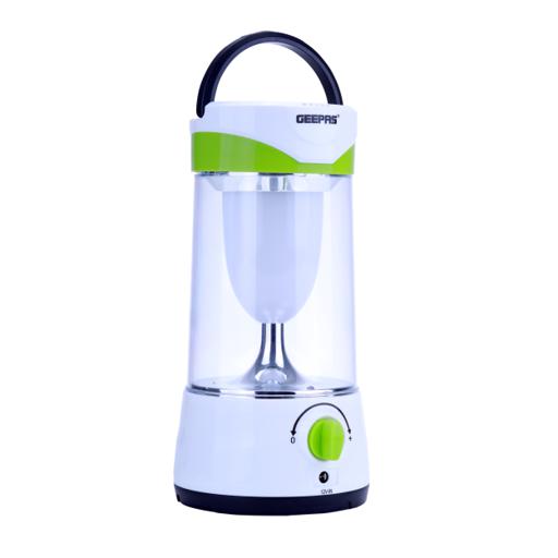 display image 10 for product Geepas GSE5589 Rechargeable Solar LED Lantern - Multi-Functional Camping Emergency Lantern | Solar Lantern, 25 Hours Working| Perfect for Power Outages