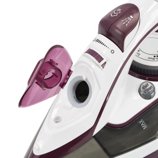 display image 8 for product Ceramic Steam Iron, Temperature Control, GSI24025 | Ceramic Sole Plate, Wet and Dry | Self-Cleaning Function | Powerful Steam Burst | 400ml Water Tank | 2 Years Warranty
