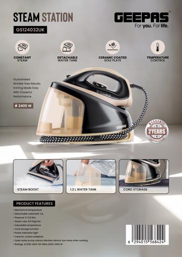 display image 16 for product Steam Station Iron/2400W/1X1