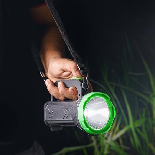 display image 2 for product Geepas GSL5575 Rechargeable LED Search Light with Table Lamp