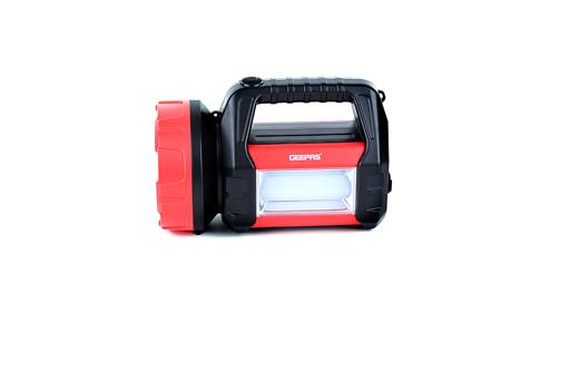 display image 6 for product Geepas Rechargeable Search Light with Lantern - Hand held LED Torch 16 Hours Working with 2000mAh Battery | Perfedt for Camping, Trekking, Outdoor| 2 Years Warranty