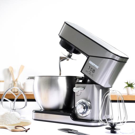  Kitchen Electric Food Mixer 1300W 6.5L Electric Mixer Cream Whipping  Machine For Home Baking (Color : Silver, Size : 6.5L): Home & Kitchen