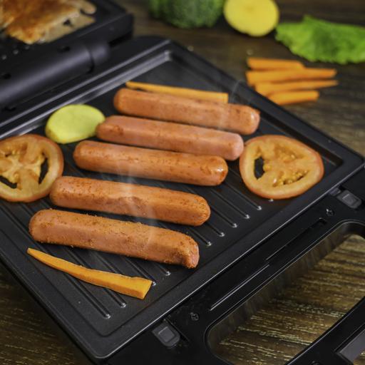 display image 5 for product Multi-Snacks Maker 2-in-1, 8 Slice Sandwich Maker, GSM5444N | Non-Stick Cooking Plate | Cooks Delicious Crispy Sandwiches | Cool Touch Handle | Auto Temperature Control