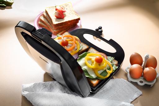 Snack Collection 2-Slice Sandwich Press – Stainless & Black – National  Product Review