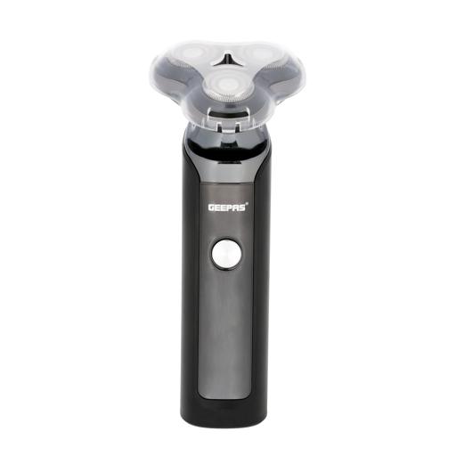 display image 0 for product Rechargeable Men's Shaver with Three Rotary Head, GSR57501 | Li-Ion Battery | LED Display | USB Charging | Waterproof | 60-80 Mins Working | Travel Lock | Pop-Up Trimmer