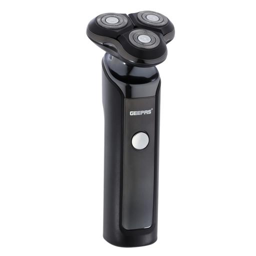 display image 6 for product Rechargeable Men's Shaver with Three Rotary Head, GSR57501 | Li-Ion Battery | LED Display | USB Charging | Waterproof | 60-80 Mins Working | Travel Lock | Pop-Up Trimmer