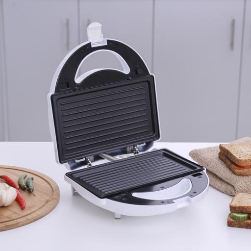 display image 2 for product Geepas 750W 4 Slice Sandwich Maker - Cooks Delicious Crispy Sandwiches Cool Touch Handle