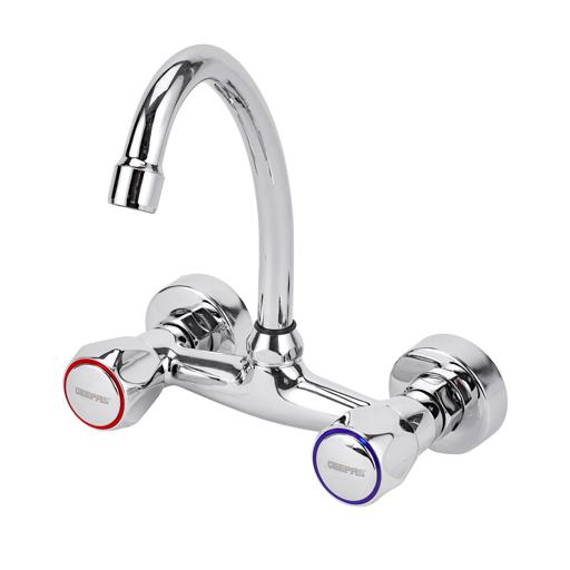 Geepas Dual Handle Wall Mounted Sink Mixer hero image