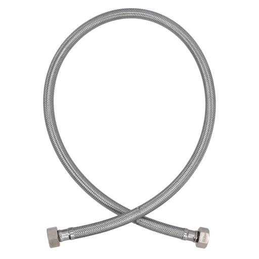 display image 2 for product Flexi Hose, 90cm, Stainless Steel Hose, GSW61112 | 70 Degree Celsius Temperature Tolerance | 20 Bar Pressure Tolerance | Ideal For Hot & Cold Water 