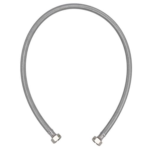 display image 3 for product Flexi Hose, 90cm, Stainless Steel Hose, GSW61112 | 70 Degree Celsius Temperature Tolerance | 20 Bar Pressure Tolerance | Ideal For Hot & Cold Water 