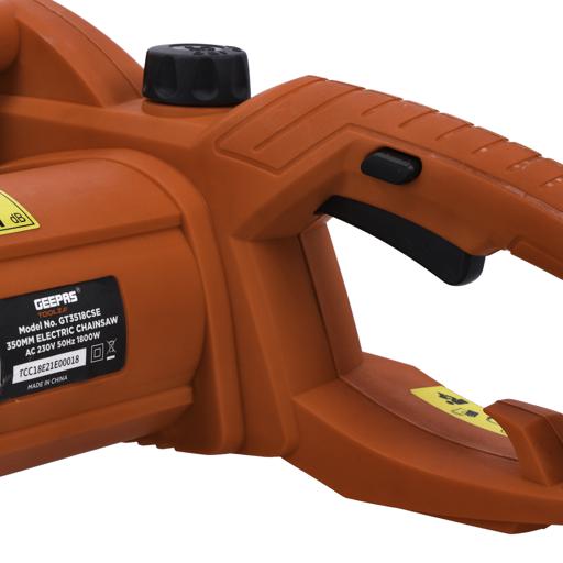 display image 5 for product Electric Chainsaw, 1800W Corded Chainsaw, GT3518CSE | 13m/s Max Chain Speed | Powerful Electric Saw with 350mm(14") Guide Bar | Effortless Cutting Of Wood, Trees & Branches