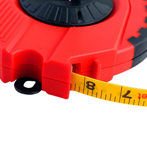 display image 1 for product Geepas 30M Fibre Measuring Tape - Long Fibreglass Measuring Tape Made Of Strong And Long-Lasting