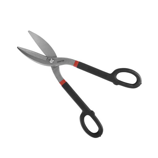 display image 3 for product 10" Tin Snip, Straight Cut Snip with Steel Blades, GT59044 | Slip Resistant Handle for Long Working | Ideal for Cutting Metal Sheet and Hard Material