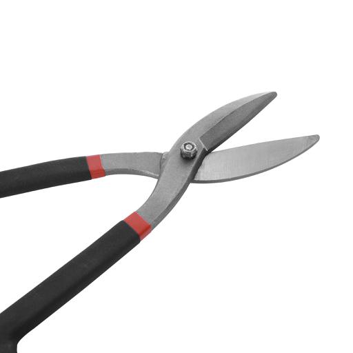 display image 2 for product 10" Tin Snip, Straight Cut Snip with Steel Blades, GT59044 | Slip Resistant Handle for Long Working | Ideal for Cutting Metal Sheet and Hard Material