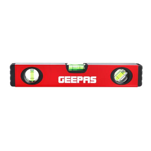 Geepas 12'' Spirit Level - Small, Unbreakable Heavy-Duty Magnetic Torpedo Level With 3 Level Bubbles hero image