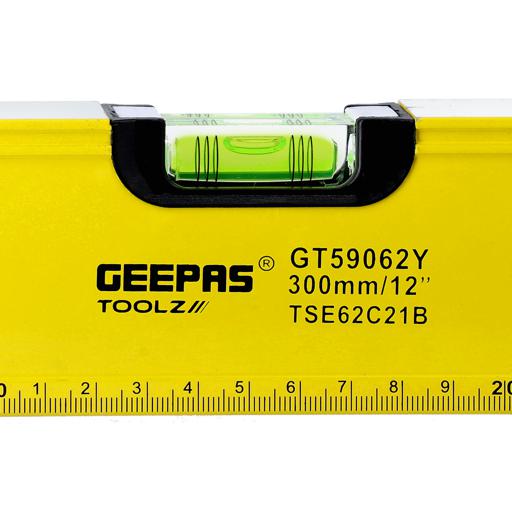 display image 4 for product Geepas GT59062 12'' Spirit Level - Small, Unbreakable Heavy-Duty Magnetic Torpedo Level with 3 Level Bubbles - Shock Resistant - Pocket Size, Hanging Hole - Scaffold Level for Builders & Construction Site