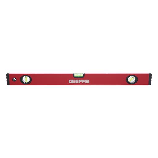 display image 1 for product Geepas 24'' Spirit Level - Small, Unbreakable Heavy-Duty Magnetic Torpedo Level With 3 Level Bubbles