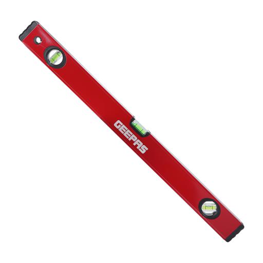 display image 0 for product Geepas 24'' Spirit Level - Small, Unbreakable Heavy-Duty Magnetic Torpedo Level With 3 Level Bubbles