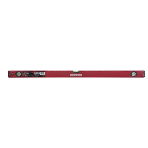 display image 1 for product Geepas 36'' Spirit Level - Small, Unbreakable Heavy-Duty Magnetic Torpedo Level With 3 Level Bubbles