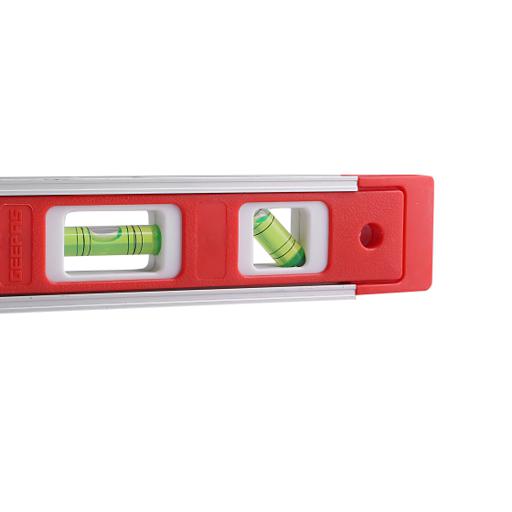 display image 2 for product Geepas 9'' Spirit Level - Small, Plastic Heavy-Duty Magnetic Torpedo Level With 3 Level Bubbles